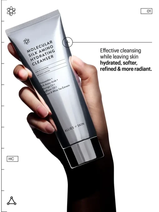 Allies of Skin Molecular Silk Amino Hydrating Cleanser | MECCA