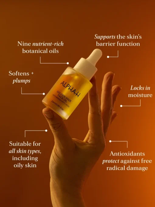 Alpha-H Golden Haze Face Oil | MECCA