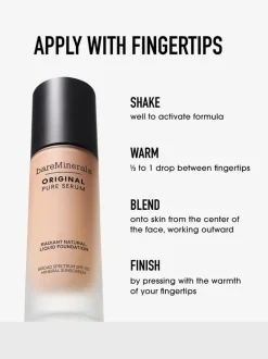 bareMinerals Original Pure Serum Radiant Natural Liquid Foundation Broad Spectrum SPF 20 | MECCA