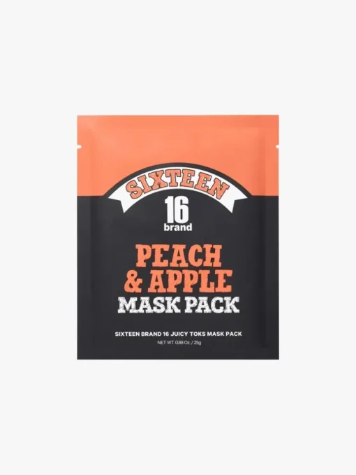 16Brand 16 Juicy Toks Mask Pack Peach Apple | MECCA