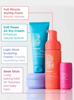 Briogeo Style + Treat™ Yuzu + Plum Oil Air Dry Hair Styling Cream | MECCA