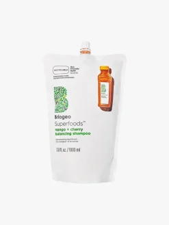 Briogeo Superfoods™ Mango + Cherry Oil Control & Balancing Shampoo 1L Refill | MECCA