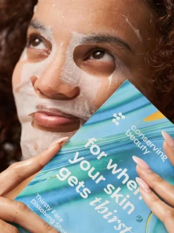 Conserving Beauty Thirsty Face Dissolving Sheet Mask | MECCA