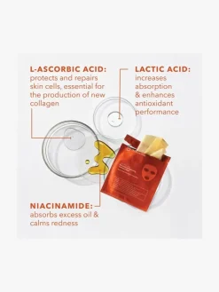 Dr Dennis Gross Vitamin C + Lactic Biocellulose Brightening Treatment Mask | MECCA