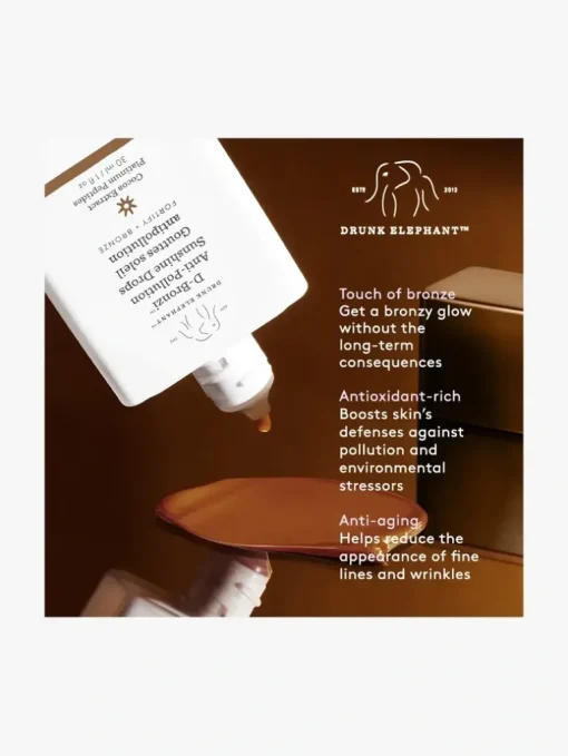 Drunk Elephant D-Bronzi Anti-Pollution Sunshine Drops | MECCA