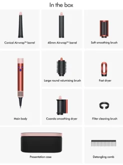 Dyson Airwrap i.d.™ Multi-Styler and Dryer Complete Long Strawberry Bronze/Blush Pink | MECCA