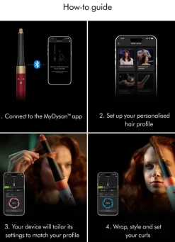Dyson Airwrap i.d.™ Multi-Styler & Dryer Red Velvet/Gold | MECCA