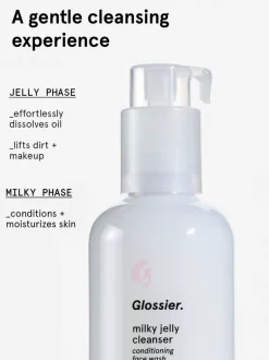 Glossier Milky Jelly Gentle Gel Face Cleanser | MECCA