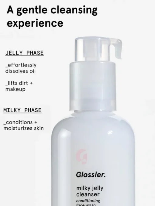 Glossier Milky Jelly Gentle Gel Face Cleanser | MECCA