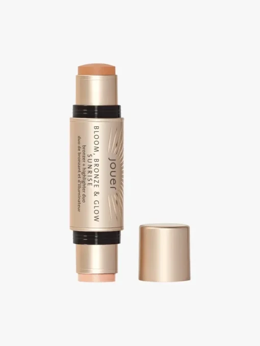 Jouer Bloom, Bronze & Glow Bronzer + Highlighter Duo Sunrise | MECCA