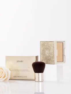 Jouer Molten Glow Face & Body Highlighter and Brush Set | MECCA