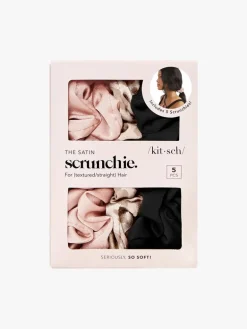 Kitsch Assorted Satin Sleep Scrunchies | MECCA