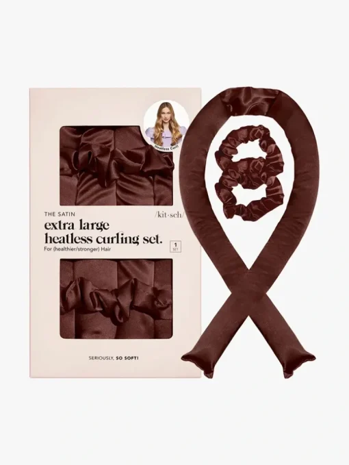 Kitsch XL Heatless Curling Set - Chocolate | MECCA