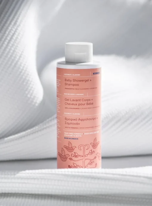 Korres Coconut & Almond Baby Showergel and Shampoo | MECCA