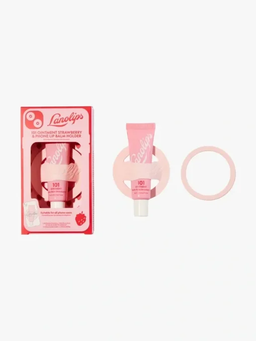 Lanolips 101 Ointment Strawberry & Phone Lip Balm Holder | MECCA
