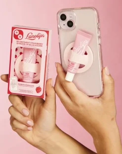 Lanolips 101 Ointment Strawberry & Phone Lip Balm Holder | MECCA