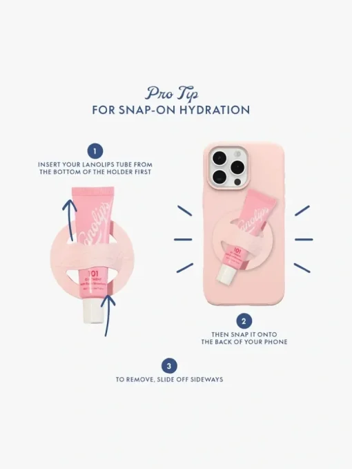 Lanolips 101 Ointment Strawberry & Phone Lip Balm Holder | MECCA