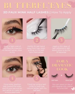 Lilly Lashes Butterfl'eyes Half Lash Dreamy | MECCA