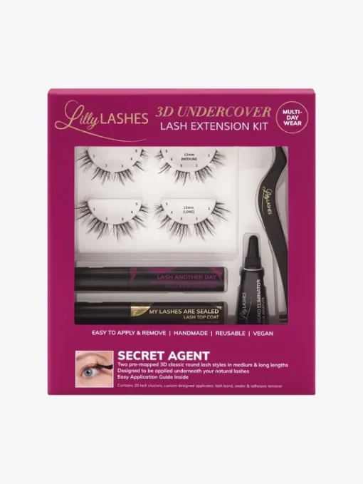 Lilly Lashes 3D UnderCover Lash System Kit Double Agent | MECCA