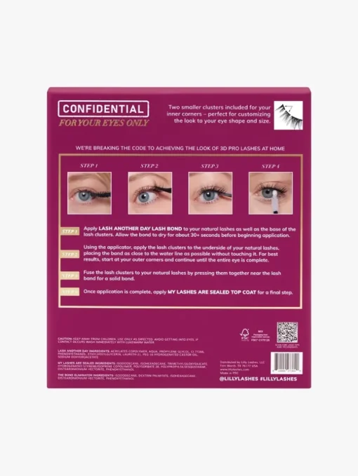 Lilly Lashes 3D UnderCover Lash System Kit Espionage | MECCA
