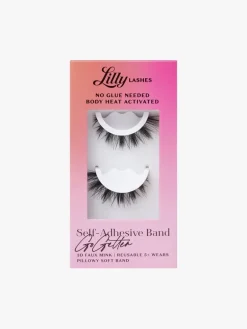 Lilly Lashes Self Adhesive Band 3D Faux Mink GoGetter | MECCA
