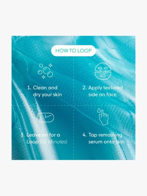 LOOPS Hyper Smooth Dark Spot Hydrogel Face Mask | MECCA