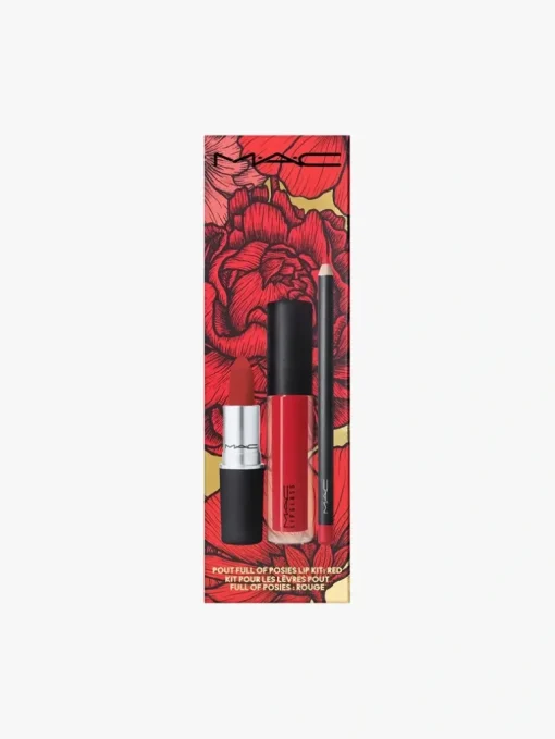 M·A·C Cosmetics Pout Full Of Posies Lip Kit: Red | MECCA