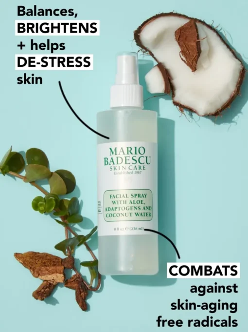 Mario Badescu Facial Spray with Aloe, Adaptogens, Coconut Water | MECCA
