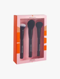 MECCA MAX Coverage Crew 3-Piece Brush Set | MECCA