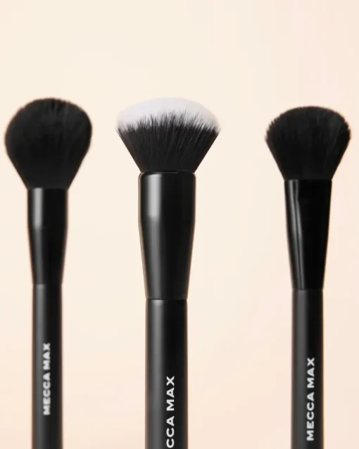 MECCA MAX Coverage Crew 3-Piece Brush Set | MECCA