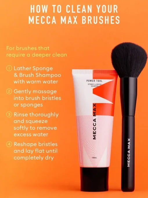 MECCA MAX POWER TOOL Sponge and Brush Shampoo | MECCA