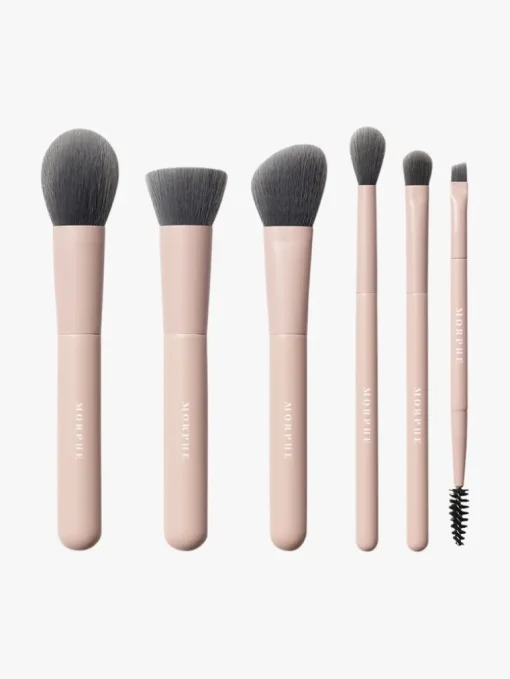 Morphe Travel Shaping Essentials Bamboo & Charcoal Infused Travel Brush Set | MECCA