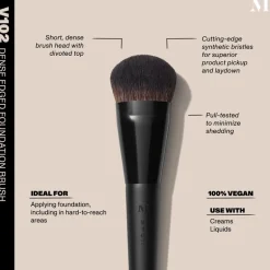 Morphe V102 Dense Edged Foundation Brush | MECCA