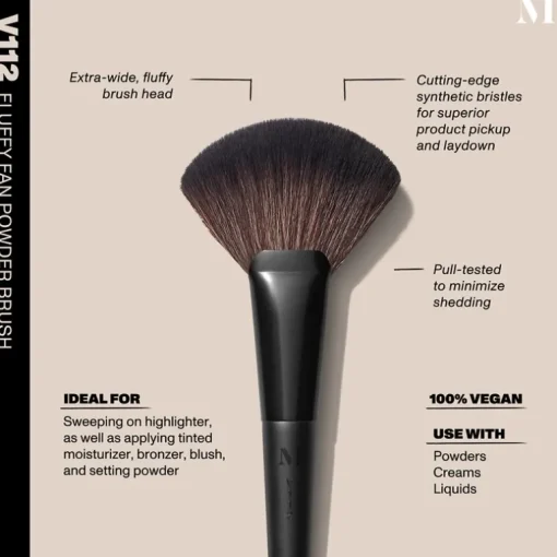 Morphe V112 Fluffy Fan Powder Brush | MECCA