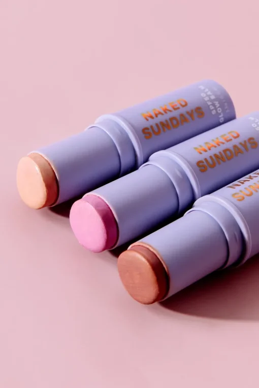 Naked Sundays SPF50 Sheer Glow Balm Sticks Trio Set | MECCA