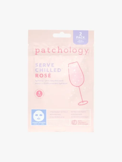 Patchology Serve Chilled Rosé Sheet Mask 2 Pack | MECCA