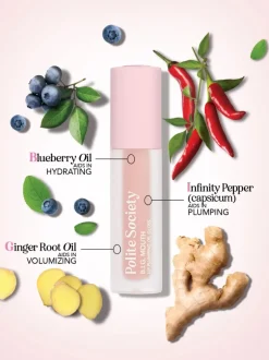 Polite Society B.I.G. Mouth Lip Plumping Oil Gloss | MECCA