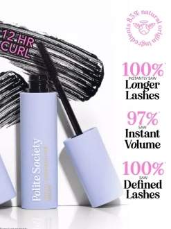 Polite Society Greatest Lashes of All Time Volumizing, Lengthening, Lifting & Curling Mascara | MECCA