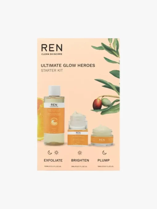 REN Clean Skincare Ultimate Glow Heroes Kit | MECCA