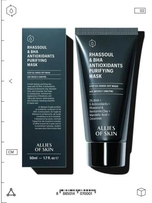 Rhassoul & BHA Antioxidants Purifying Mask | MECCA
