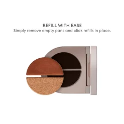Rose Inc Shadow Duet Satin & Shimmer Smoothing Eyeshadow | MECCA