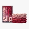 Slip slip x mecca skinny scrunchies - red/pink | MECCA